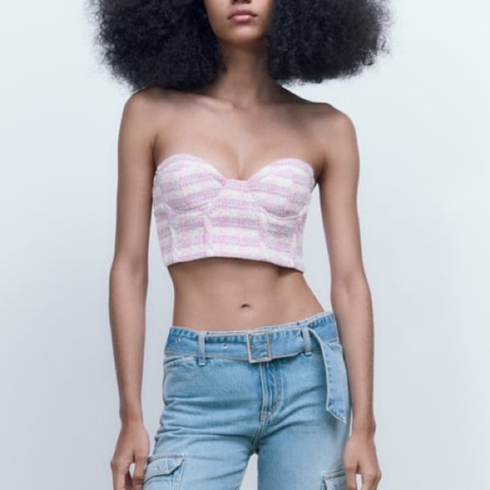 Zara corset inspired crop top
